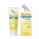 FIXDERMA Shadow p&auml;ikesekaitsekreem SPF 30+ Pa+++ geel|P&auml;ikesekaitsekreem rasusele nahale, kehale ja n&auml;ole|Naistele ja meestele|Mitterasvane ja veekindel &ndash; 40 g