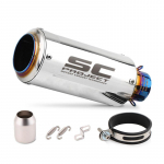 Mootorratta v&auml;ljalaske summuti toru roostevabast terasest tagatoru vahetus, mis sobib R3 R1 ATV Dirt Bike t&auml;navarattaga 51mm round