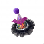 Halloween Hair Clips Hat Shape Non Woven Design Comfortable to Wear Hairpins for Costume Parties