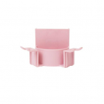 Wall-Hang Toothbrush Hanger Toothpaste Gargle Cup Holder Bathroom Rack Organizer roosa