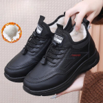 Meeste talvised lumesaapad libisemiskindlad paeltega l&uuml;hikesed pahkluu saapad kunstkarusnahast voodriga Mugavad sooja veekindlad jalutustossud meestele 39