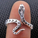 K&auml;sitsi valmistatud h&otilde;bedane snake s&otilde;rmus Solid 925 Sterling Silver Ehted 5 h&otilde;be