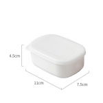 K&uuml;lmutatud liha riisikarp V&auml;rskelt s&auml;iliv s&auml;ilituskast K&uuml;lmkapiga suletud kast K&ouml;&ouml;gikast K&uuml;lmik Toidu hoiustamine Kodu Elamine Multifunktsionaalne 4.5*11*7.5cm