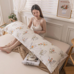 Kahekordne pikk padjakate pestud puuvillaga 1,2 M 1,5 M 1,8 M paari pikendatud &uuml;mbriku kate (Ilma Padja s&uuml;damikuta) 48*120cm