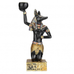Vana Egiptuse jumalanna moe kujukeste k&uuml;&uuml;nlapidu koduhoidja k&uuml;&uuml;nlajalg kodukaunistuse t&ouml;&ouml;laud Anubis