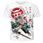 Mood Kid Anime One Piece Luffy T-s&auml;rk Poiste riided Laste Poiste T-s&auml;rk Laste T-s&auml;rk Suvine l&uuml;hikeste varrukatega topsid T-s&auml;rgid S