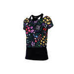 Adidas Neo W Fav Layer Tee Lahtine Hingav Niiskust Eemale Juhtiv Moodne Lilleline Vabaaja Spordi L&uuml;hikeste Varrukatega T-s&auml;rk Naiste Topid Must CW0590 L