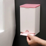 Seinale kinnitatavad h&uuml;gieenisidemete hoiukarbid Vannitoa korraldaja tarvikud Tolmukindlad kaasaskantavad multifunktsionaalsed suure mahutavusega roheline