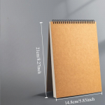 1 tk &uuml;levalt spiraalk&ouml;ites visandivihik &ndash; 50 lehte, happevaba paber, kvaliteetne kunstim&auml;rkmik visandite tegemiseks, maalimiseks ja kirjutamiseks &ndash; 1 pakk visandiplokk 1pc