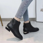 Mood Zanpace naiste saapad Moodsad poolsaapad naistele terava varbaga n&ouml;&ouml;riga naiste kingad madala kontsaga nahksaapad vabaaja mustad punased saapad 5 must