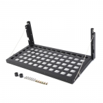 Metallist pagasiruumi pakiruumi pakiraami kokkupandav riiul Jeep Wrangler JK 2007-2017 sisustustarvikutele must