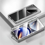 OPPO jaoks Find X8 Pro Metal Frame 360 ​​t&auml;iskaitse&uuml;mbris OPPO jaoks Find X7 Ultra X 8 X8Pro 5G magnetilise adsorptsiooniga kahepoolne karastatud klaasist kate For Find X8 Pro must