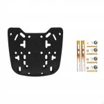 Vabastusaluse tembeldamise alumine plaat Mootorratta tagumine pakiraam Tugev multifunktsionaalne mugav