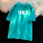 Uus l&uuml;hikeste varrukatega T-s&auml;rk meestele suvel, Korea stiilis trend, lihtne poolvarrukatega topp, Hongkongi stiilis vaba vabaaja br&auml;ndi T-s&auml;rk M must