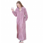 S&uuml;gistalvised flanellist t&otilde;mblukuga hommikumantlid naistele Paaridele &Ouml;&ouml;kleit Moodne Soe, Suured Rev&auml;&auml;ridega Kimono, Pikendab Paksendatud Hommikumantel M