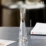 L&auml;bipaistev klaasist lillevaas V&auml;ike vaas h&uuml;dropoonika taim Lilleterraarium Luksuslik toalaud Kodukaunistus Pulmakaunistus