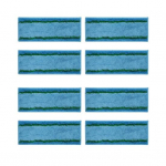 8Pcs Mop Pads Wear Resistant Highly Absorption Washable Reusable Microfiber Deep Clean Mop Pads