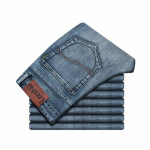 2020. aasta kevads&uuml;gis Meeste nutikad teksad, &auml;rimood, sirged, tavalised sinised venivad teksap&uuml;ksid, klassikalised meeste suured 28&ndash;40 suurused 31