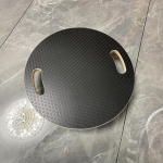 Fitness-suusatreener taastusjooga treeningseadmete tasakaalutreening &uuml;mmargune tasakaalulaud fitness-treening 395*395mm must