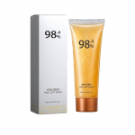 Kuldse fooliumiga koorimismask, koorimismask, kollageenimask, 98,4% kullast kooriv mask, kortsude eemaldamise mask One Size valge