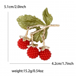 Loominguline mitmek&uuml;lgne sulamist emailiga Blackberry pross Fresh Fashion naiste &uuml;likond kardigan korsaaž ornament Pin