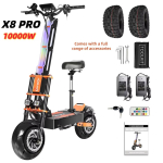 2024 uus X8 pro 500w 36v nutikas elektriline roller kokkupandav mobiiltelefoniga &uuml;hendatav max kiirus 35km/h EL ladu kiire tarne X8 PRO 10000W60V40Ah-OR-YY