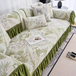 American Country diivanipadi Four Seasons universaalne libisemisvastane Euroopa vintage sirge diivanikate s&uuml;gis- ja talvine istmepadi 90x70