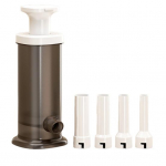 4 t&auml;idisega vorstimasin, k&auml;sitsi vorstit&auml;idise valmistaja koduseks kasutamiseks Toiduk&otilde;lblik vorstit&auml;ite t&ouml;&ouml;riist Vorstiliha t&auml;idisega k&ouml;&ouml;gitarbed