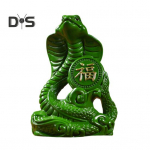 Hiina sodiaagikujuline madu v&auml;ike puidust feng shui loomakujuke 2025. aasta Kuu-uusaasta madu skulptuur kodukontori sisekujundus &otilde;nne ja edu saavutamiseks. 8 cm tumepunast v&auml;rvi