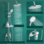 Du&scaron;ikomplekt Kodu Du&scaron;isegistikomplekt Roostevabast terasest Du&scaron;ipea Naiste pesu Vannituba Du&scaron;ikomplekt Aksessuaarid Varjatud paigaldus Concealed version