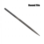 Kvaliteetsed terasest pneumaatilised viililabad 5 &times; 140 mm, mis tagavad &uuml;letamatu vastupidavuse Round File