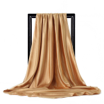 Luksusbr&auml;nd Siidsall Naised Satiin &Uuml;hev&auml;rviline Hijab Sallid Moslem Pareo Bandana Naiste &Scaron;all M&auml;his Peapael Foulard 90*90cm One Size