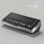 P&auml;ikeseenergia auto telefoninumbriplaat LED valgustus ajutine parkimiskaart peidetud plaadid parkla Peatus mitme numbriga parkimise vidinad h&otilde;be