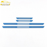 Hongqi H9 roostevabast terasest l&auml;ve trimm ja tervituspedaali kleebis Single label*4 punane