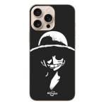Coque Iphone 16 Pro Monkey D. Luffy black and white Maniacase