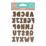 Dies de coupe - ARTEMIO - Collection Mes jolies comptines - Alphabet - 2,3 cm - M&eacute;tal