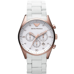 Emporio Armani AR5919 valge meeste k&auml;ekell Sportivo 42 valge