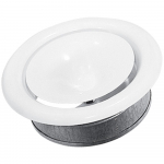 Valge anemostaat fi 125