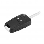 VGEBY coque de cl&eacute; &Eacute;tui &agrave; t&eacute;l&eacute;commande pliable &agrave; 2 boutons pour cl&eacute; de voiture pour Vauxhall Opel Astra Insignia