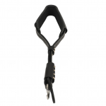 Kaamera randmerihm Reguleeritav k&auml;erihm PU turvalise k&auml;epidemega mugav kaamera tarvik DSLR-i jaoks must