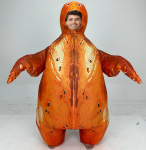 Suur T&uuml;rgi naljakas t&auml;ispuhutav kost&uuml;&uuml;m, t&auml;iskasvanu One size (150-190cm) pruun