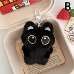 1tk 12cm armas must kass pl&uuml;&uuml;sist m&auml;nguasja v&otilde;tmehoidja Multikas kassipoeg pehme t&auml;idisega nuku ripats auto v&otilde;tmehoidja seljakott Dekoratsioon lapsele kingitus