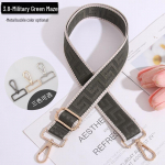 Reguleeritav Crossbody triibuline kotirihm &ndash; mitmek&uuml;lgne, lai asendusrihm Light Gold Buckle