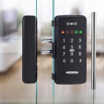 Nutikas raamita klaasukselukk: Elektrooniline, Parooli- ja S&otilde;rmej&auml;lje Juurdep&auml;&auml;sukontroll, Auguvaba Paigaldus, Vargusvastane Kontori Turvalisus.