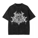 T-s&auml;rgid Meeste R&otilde;ivad BMTH Bring Me The Horizons Brutal Naljakas Logo T-s&auml;rk Suvine Vanaaegne T-s&auml;rk Topid Puuvill Trendikas Graafiline L
