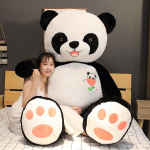 Armas Suur Panda Nukk Pl&uuml;&uuml;sloomad Padi Laste S&uuml;nnip&auml;ev J&otilde;ulukingitused Multikakujulised M&auml;nguasjad Suur Padi Voodil 60CM