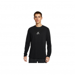Nike Dri-Fit FW24 Trail &Uuml;mmarguse kaelusega Mugav Pehme Kiiresti kuivav Pikkade varrukatega T-s&auml;rk Meeste Topid Must HJ3602-010 M