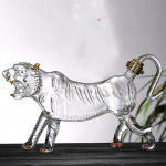 1 Piece Whiskeys Decanter Glass Horse Shape Cocktail Champagne Elegant Decor Transparent Liquor Tequila for Home Car Father Men
