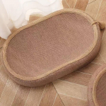Cat Scratcher Bed Couch Sleeping Resting Cushion 2 in 1 Scratch Pad Bowl Kitten Board 56cmx37cmx7cm