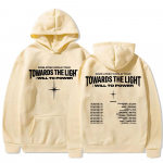 2025 Ateez Maailmatuur Towards The Light: Will To Power Pulloverid Naistele Unisex Korea Mood Hip Hop Pikkade Varrukatega Dressipluusid L beež